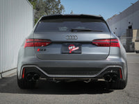 aFe 20-22 Audi RS6 Avant V8 4L (tt) MACH Force-Xp 3in to 2.5in 304 SS Cat-Back Exhaust w/ Black Tip - Mammoth Racing -