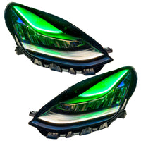 Oracle 17-21 Tesla Model 3 Headlight DRL Upgrade Kit - ColorSHIFT 2 - Mammoth Racing -