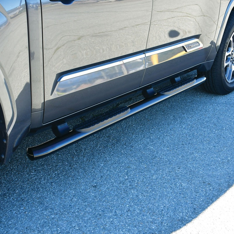 Westin 2022 Toyota Tundra CrewMax PRO TRAXX 4 Oval Nerf Step Bars - Black - Mammoth Racing -