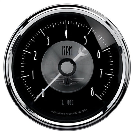 Autometer Prestige Series Black 3-3/8in 8000rpm Tachometer Gauge - My Store