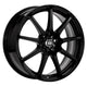 Enkei EDR9 17x7 4x100/114.3 38mm Offset 72.6 Bore Diameter Matte Black Wheel - Mammoth Racing -