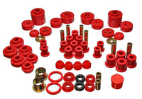 Energy Suspension 80-96 Ford F150 Std/Extra Cab Pickup Red Hyper-Flex Master Bushing Set - My Store