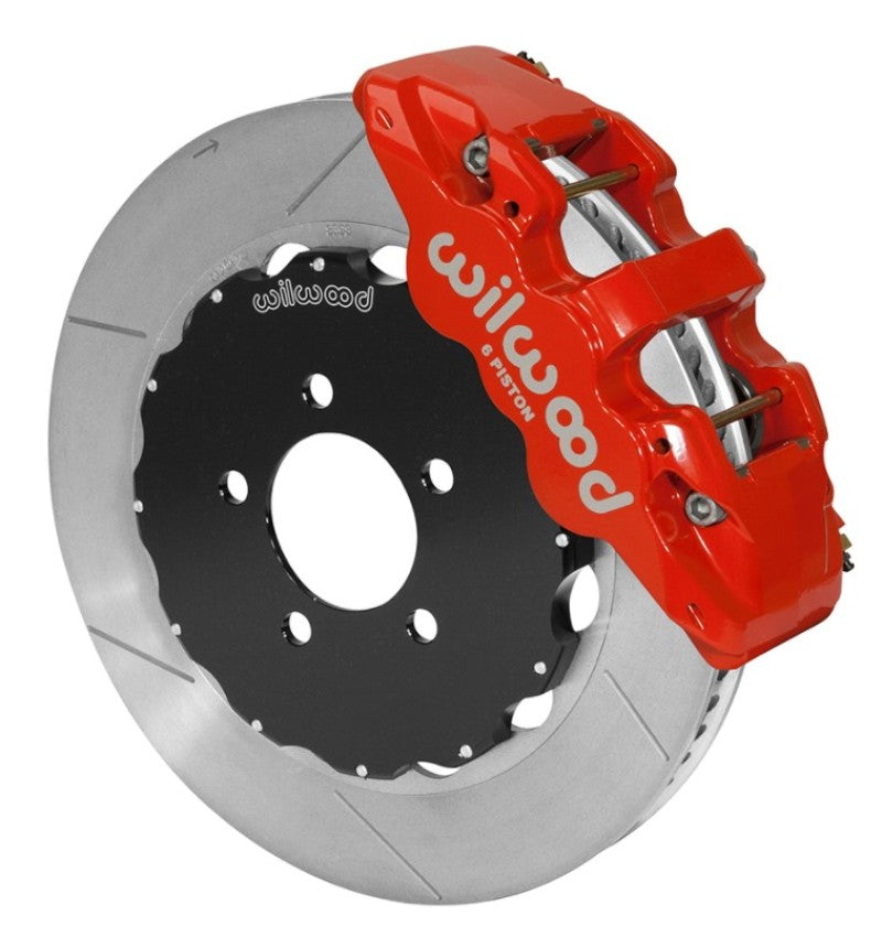 Wilwood Aero6 Front Big Brake Kit 14.00in Red 03-11 Crown Victoria - My Store