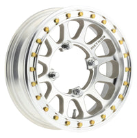 Method Mr401-r UTV Beadlock 15x5 2.5+2.5/0mm Offset 4x156 127mm CB Raw Machined w/BH-H24100 Wheel - Mammoth Racing -
