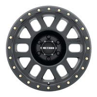 Method Mr309 Grid 17x8.5 0mm Offset 6x5.5 108mm CB Matte Black Wheel - Mammoth Racing -