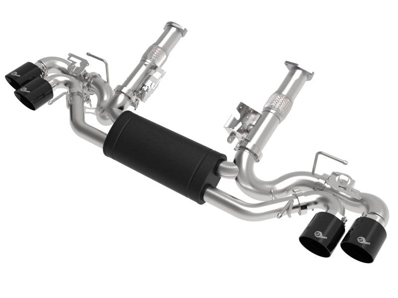 aFe MACH Force-Xp 3in to 2-1/2in 304SS Cat-Back 2020 Chevy Corvette (C8) 6.2L - Black Tip - My Store
