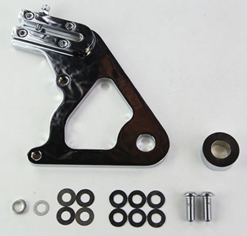Wilwood Caliper Mounting Kit Chrome w/Bracket Gp310 1984-99 Softail - My Store