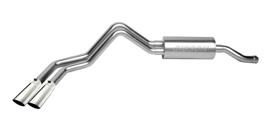 Gibson 00-01 Chevrolet Tahoe Base 4.8l 2.25in Cat-Back Dual Sport Exhaust - Stainless - Mammoth Racing -