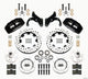 Wilwood Dynapro 6 Front Hub Kit 12.19in Drilled 69-70 Impala Drum/Disc 69-82 Vette - Mammoth Racing -