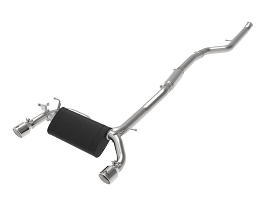 aFe MACHForce XP 3in to 2.5in 304 SS Cat-Back Exhaust w/ Polished Tips 14-16 BMW M235i - Mammoth Racing -