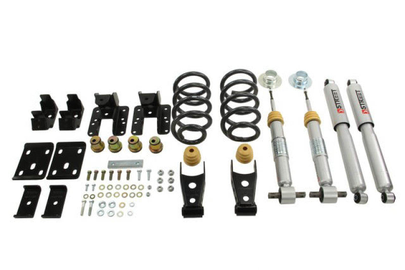 Belltech 14-17 Silver/Sierra Ext & Crew Cab 2wd 1 or 2in. F/4in. R Drop W/ SP Shocks Lowering Kits - Mammoth Racing -