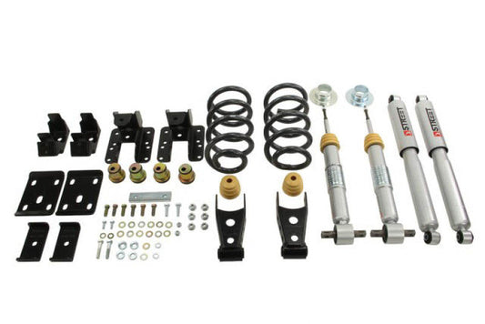 Belltech 14-17 Silver/Sierra Ext & Crew Cab 2wd 1 or 2in. F/4in. R Drop W/ SP Shocks Lowering Kits - Mammoth Racing -