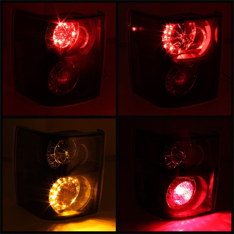 Spyder Land Rover Range Rover HSE 03-05 LED Tail Lights Black ALT-YD-LRRRH03-LED-BK - Mammoth Racing -