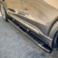 Westin 20-21 Ford Explorer PRO TRAXX 5 Oval Nerf Step Bars - Black - Mammoth Racing -