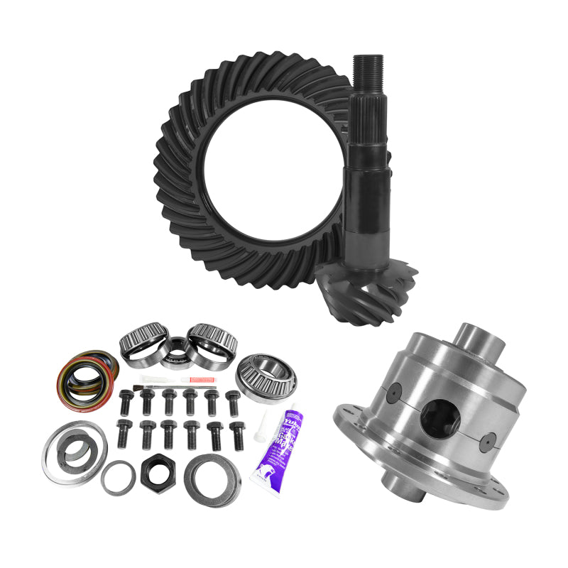 Yukon 11.25in Dana 80 4.11 Rear Ring & Pinion Install Kit 35 Spline Positraction 4.375in BRG - My Store