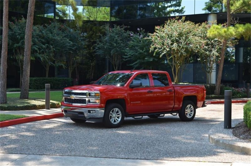 N-Fab Nerf Step 14-17 Chevy-GMC 1500 Crew Cab 5.7ft Bed - Tex. Black - Bed Access - 3in - Mammoth Racing -