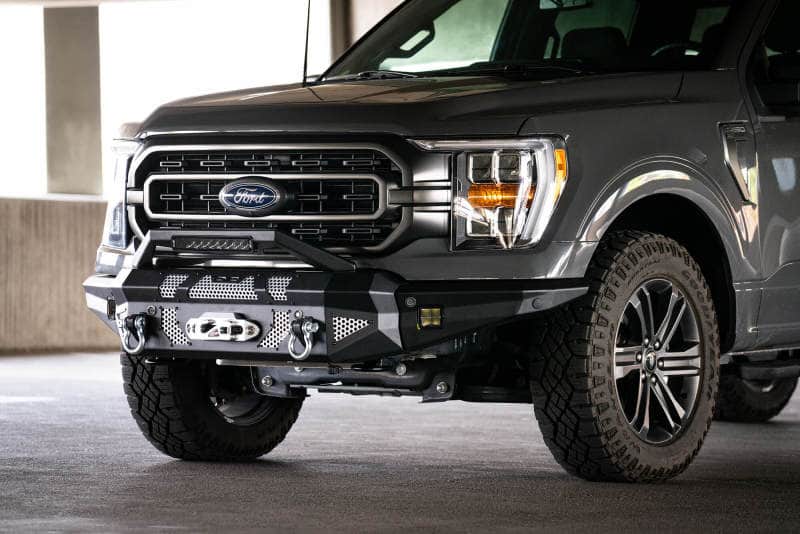 DV8 Offroad 21-22 Ford F-150 MTO Series Winch Front Bumper - Mammoth Racing -