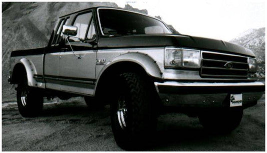 Bushwacker 87-91 Ford Bronco Cutout Style Flares 2pc - Black - Mammoth Racing -