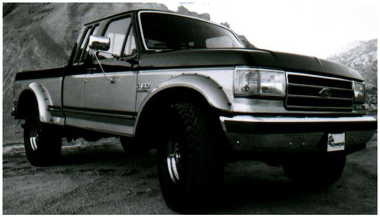 Bushwacker 87-91 Ford Bronco Cutout Style Flares 2pc - Black - My Store