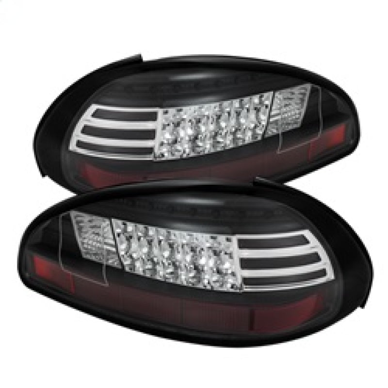 Spyder Pontiac Grand Prix 97-03 LED Tail Lights Black ALT-YD-PGP97-LED-BK - Mammoth Racing -