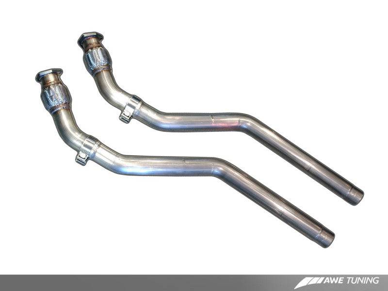 AWE Tuning Audi B8 4.2L Non-Resonated Downpipes for S5 - My Store