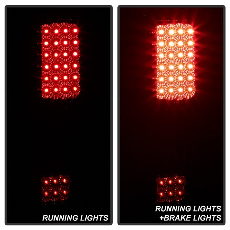Xtune Ford F150 Styleside 04-08 (Not Fit Heritage & SVT) LED Tail Lights Smoke ALT-ON-FF15004-LED-SM - Mammoth Racing -