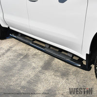 Westin 2019 Chevrolet Silverado/Sierra 1500 Crew Cab Non LD PRO TRAXX 5 Oval Nerf Step Bars - Black - Mammoth Racing -