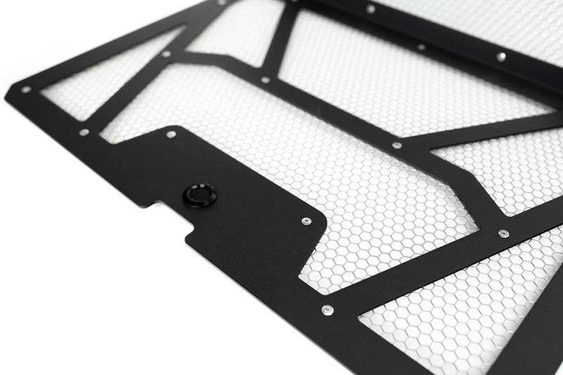 Agency Power 14-18 Polaris RZR XP 1000/XP Turbo Vented Engine Cover - Matte Black/Raw Alum. Mesh - My Store