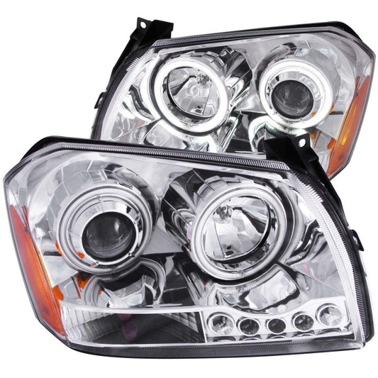 ANZO 2005-2007 Dodge Magnum Projector Headlights Chrome - Mammoth Racing -