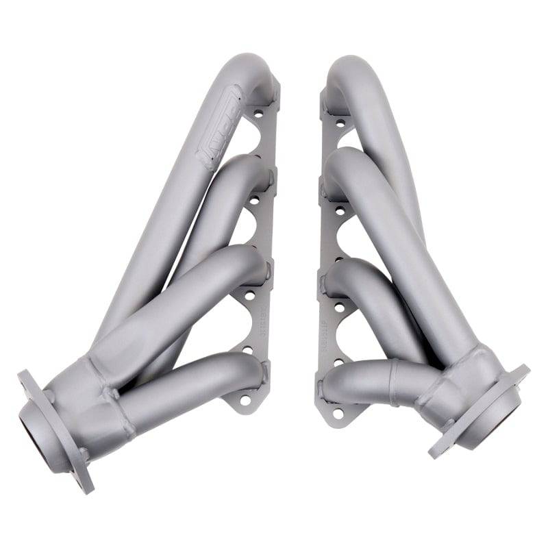 BBK 79-93 Mustang 351 Swap Shorty Unequal Length Exhaust Headers - 1-5/8 Titanium Ceramic - Mammoth Racing -