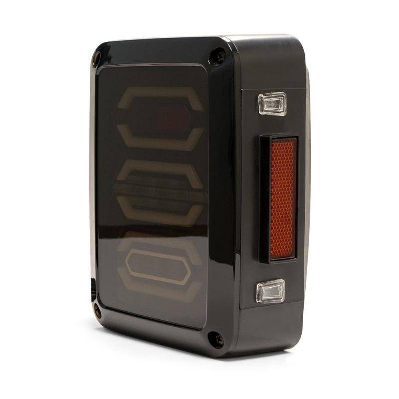 DV8 Offroad 07-18 Jeep Wrangler JK Octagon LED Tail Light - Mammoth Racing -