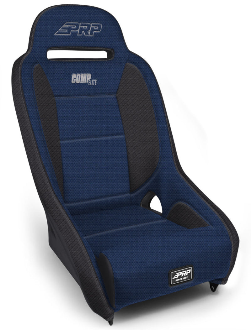 PRP Comp Elite Suspension Seat- Blue/Black - Mammoth Racing -