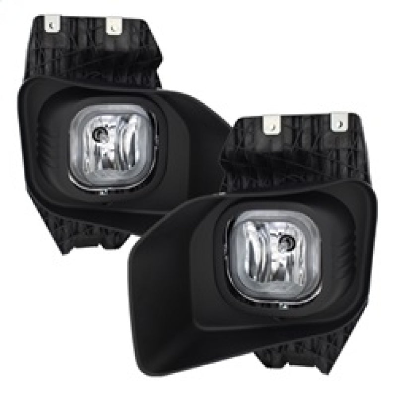 Spyder Ford F250 F350 F450 F550 XLT 2011-2016 OEM Style Fog Lights W/Switch- Clear FL-FF25011-C - Mammoth Racing -