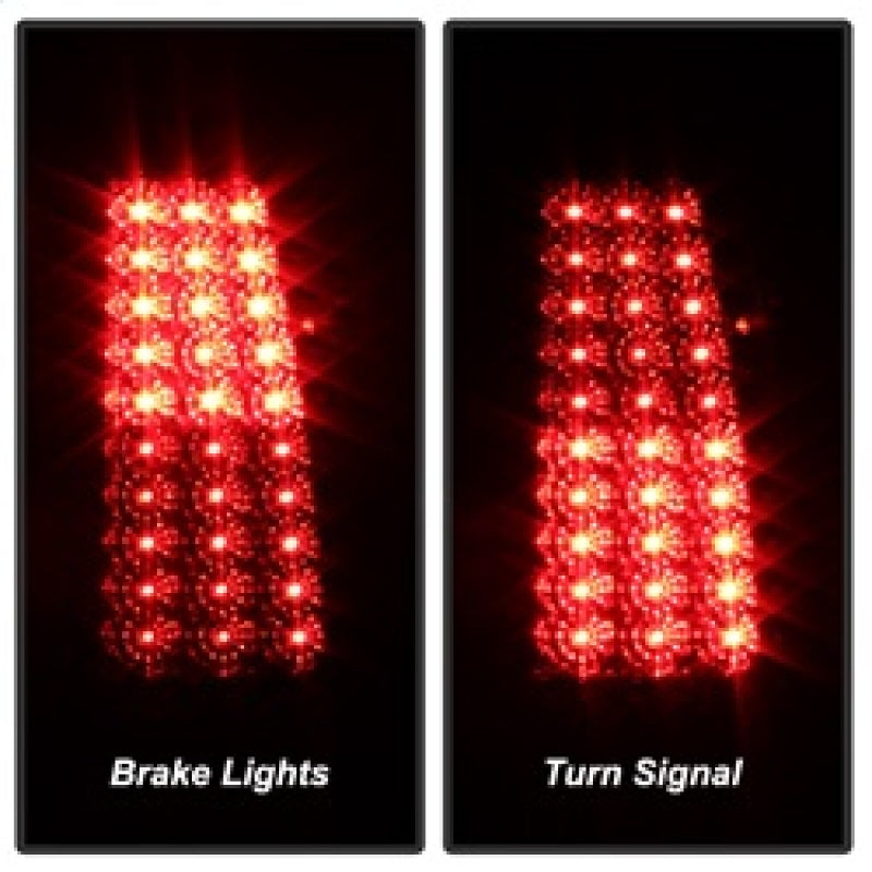 Xtune Chevy Silverado 1500/2500/3500 99-02 99-03 LED Tail Lights Smoke ALT-ON-CS99-LED-SM - Mammoth Racing -