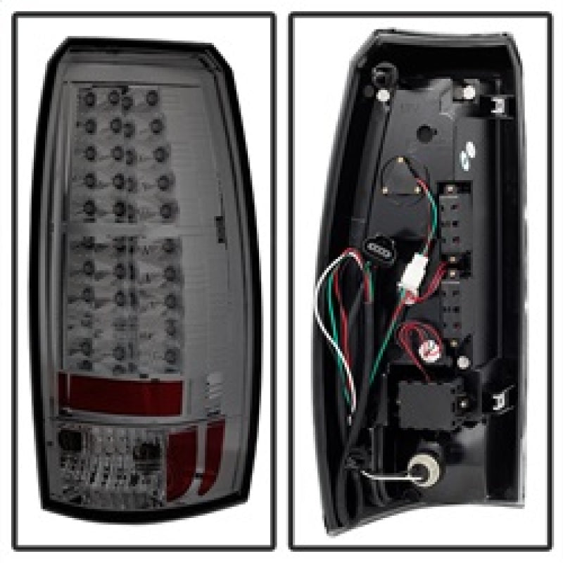 Spyder Chevy Avalanche 07-13 LED Tail Lights Smoke ALT-YD-CAV07-LED-SM - Mammoth Racing -