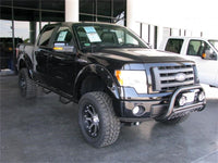 N-Fab Nerf Step 09-14 Ford F-150/Raptor/Lobo SuperCrew 5.5ft Bed - Gloss Black - W2W - 3in - Mammoth Racing -