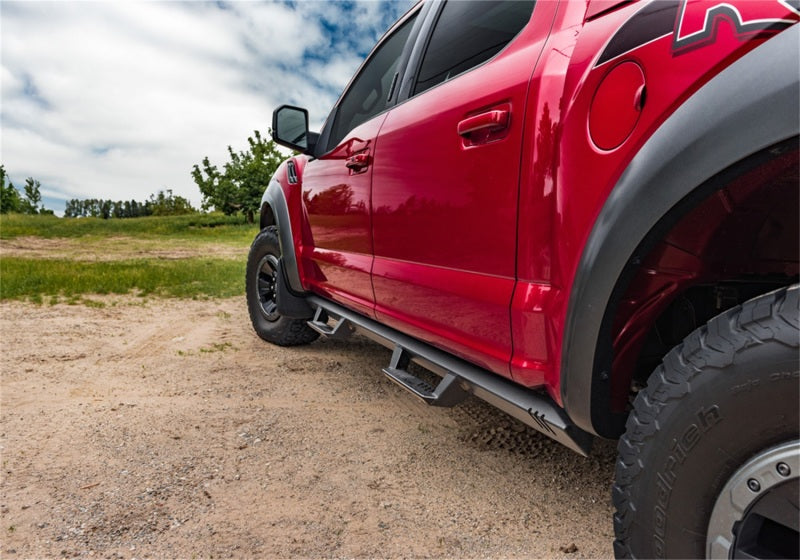 N-Fab EPYX 07-18 Toyota Tundra Double Cab - Cab Length - Tex. Black - Mammoth Racing -