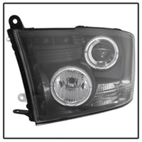 Spyder Dodge Ram 1500 09-14 10-14 Projector Headlights Halogen- LED Halo LED - Blk PRO-YD-DR09-HL-BK - Mammoth Racing -