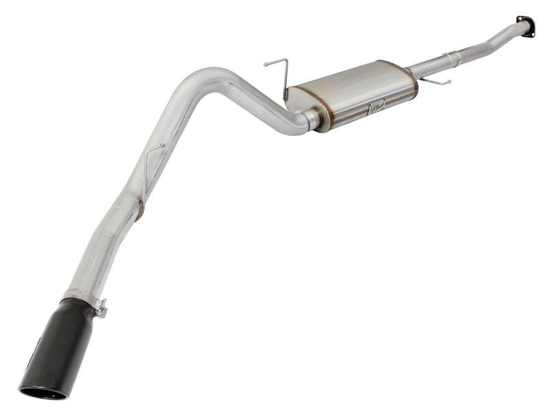aFe MACHForce XP Exhaust 3in-3.5in SS Single Side Exit CB w/ Black Tips 15 Ford F150 V8 5.0L CC/SB - My Store