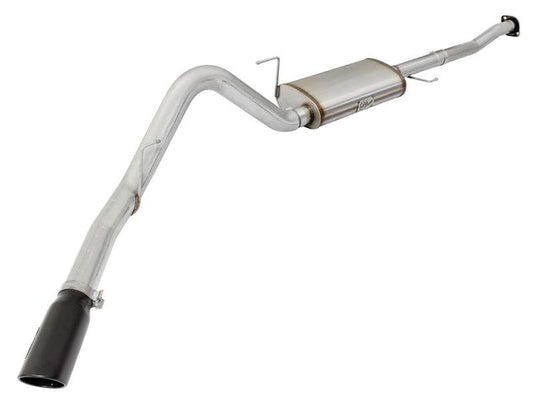 aFe MACHForce XP Exhaust 3in-3.5in SS Single Side Exit CB w/ Black Tips 15 Ford F150 V8 5.0L CC/SB - My Store