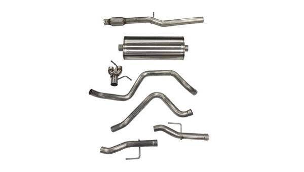 Corsa 19+ GM Silverado/Sierra 5.3L V8 3in Dual Rear Exit 157in Wheelbase Catback - Sport (No Tips) - Mammoth Racing -