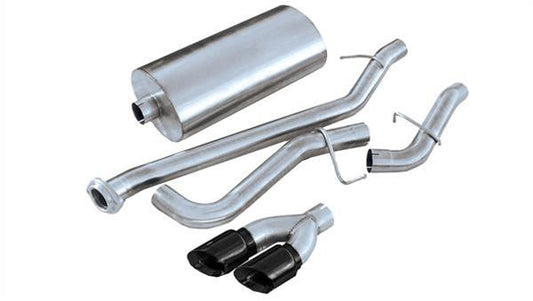 Corsa 99-06 GMC Sierra 4.8L V8 3in Cat-Back Single Side w Twin 4in Black Pro-Series Tips - Mammoth Racing -