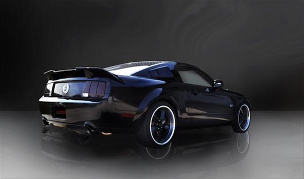 Corsa 05-10 Ford Mustang Shelby GT500 5.4L V8 Black Xtreme Axle-Back Exhaust - Mammoth Racing -