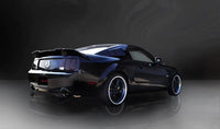 Corsa 05-10 Ford Mustang Shelby GT500 5.4L V8 Black Xtreme Axle-Back Exhaust - Mammoth Racing -