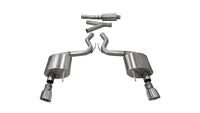 Corsa 15-16 Ford Mustang EcoBoost 2.3T Sport 3in Cat-Back Dual Rear Exit Polished Tips - Mammoth Racing -