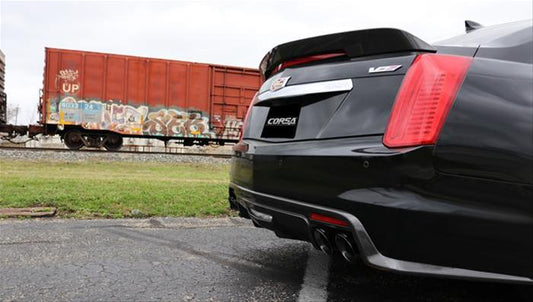 Corsa 2016 Cadillac CTS V Sedan 6.2L V8 2.75in Polished Sport Axle-Back Exhaust