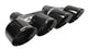 Corsa 2014-2019 Chevrolet Corvette Quad 4.5in Black PVD Pro-Series Tip Kit (For Corsa Exhaust Only) - Mammoth Racing -