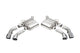 Corsa 16-20 Chevrolet Camaro SS/ZL1 6.2L V8 Polished Xtreme Axle-Back Exhaust (w/ Factory NPP Valve) - Mammoth Racing -