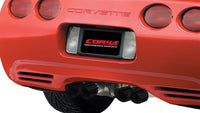 Corsa 97-04 Chevrolet Corvette C5 Z06 5.7L V8 Black Xtreme Cat-Back + XO Exhaust - Mammoth Racing -