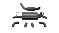 Corsa 18+ Jeep Wrangler JL 2.5in Dual Rear Turn Down Exit Black Touring Axle-Back Exhaust - Mammoth Racing -